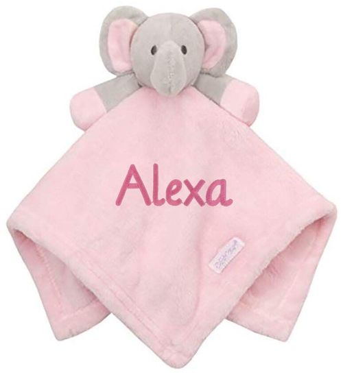 Baby Boy Girl Personalised Name Comforter Soft and Snuggly Blanket Keepsake Gift — image 1