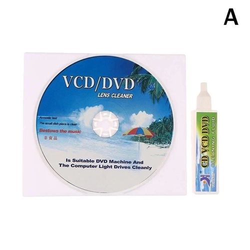 DVD/VCD Head Dirt Cleaner Restore Kit Disc Lens Laser +Cleaning fluid 1 Set — image 7