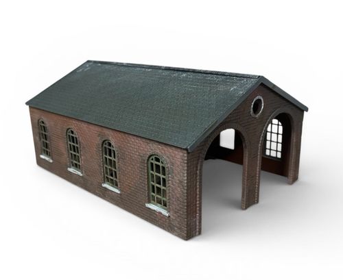 OO Gauge Engine Shed 2 Road Loco Shed - 1:76 Model Railway Building - Steam Era — image 2
