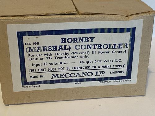 Hornby Dublo Meccano Marshal Power Control Unit BOXED Untested — image 2