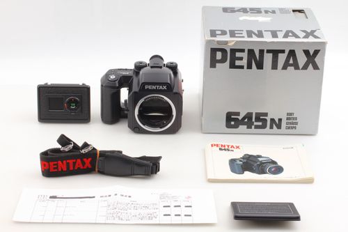 2026.09 Overhauled In Box [Unused w/Strap] Pentax 645N Film Camera Body From JPN — image 3