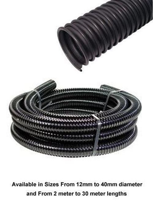 Reinforced Ribbed Pond Hose Flexible Corrugated Fish Pump Filter Pipe Tubing