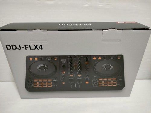 Pioneer DDJ-FLX4 2-Channel Serato Lite Rekordbox Software DJ Controller Black