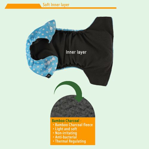 Little Bloom Reusable Cloth Nappy Bundle With Over Nappy Frill Pants SK1 BB 06 — image 5