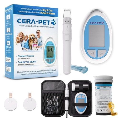 VET Blood Glucose Meter for Cats & Dogs - Pet Supplies - Cat & Dog Essentials