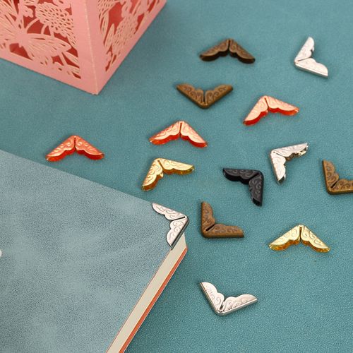 15mm Metal Book Corners, 100pcs Photo Corners Book Corners Protector — image 5