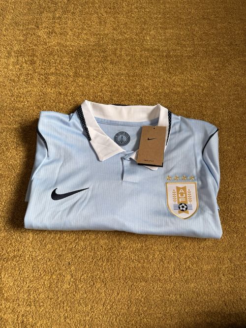Nike Uruguay Away Football Shirt Nunez 9 Dri-FIT Blue Short Sleeve XL — image 8
