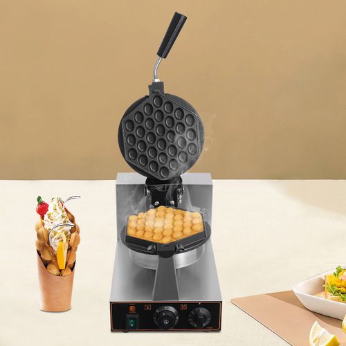 Waffle Maker Hexagonal Egg Bubble Waffle Maker Electric Waffle Making Machine — image 5