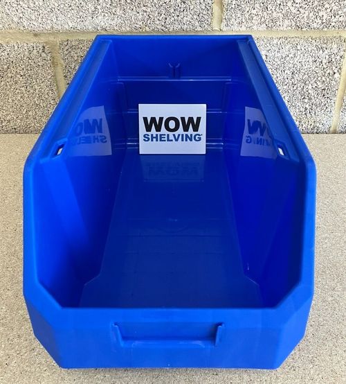 FACTORY CLEARANCE plastic parts storage lin bins boxes garage workshop Blue Grey — image 4