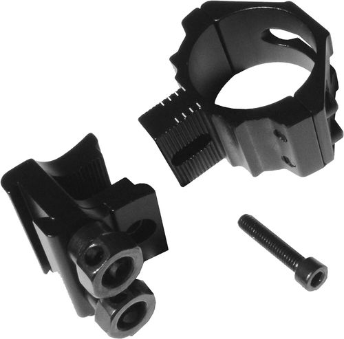 2Pcs 11mm rail Adjustable Height Scope Mount 30mm 1" Rings Dovetail Riser Mount — image 10
