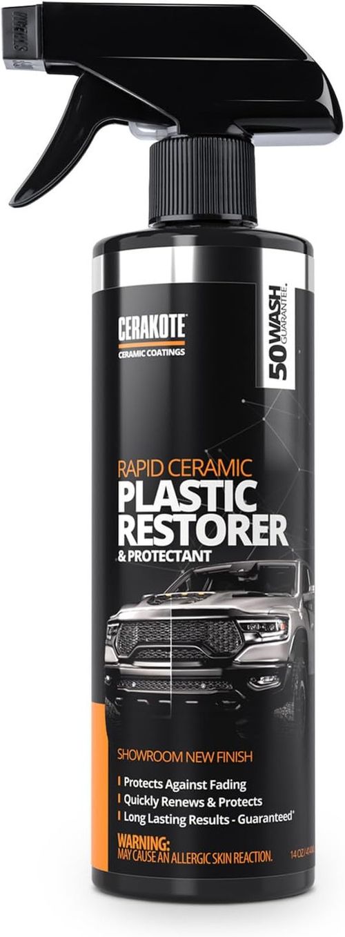 CERAKOTE Rapid Ceramic Plastic Restorer Spray for Car Trim and Bumpers 14 oz — image 10