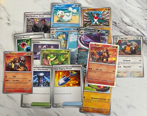 Pokemon TCG Modern Bulk Lot – 10 Cards including 2 Holos / Reverse Holos — image 1