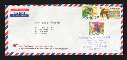 Singapore Four Covers. Insects, Bees, Beetles — image 5