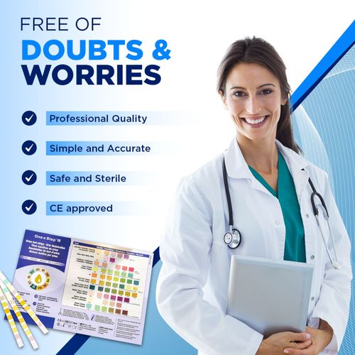 5 x Urine Test Strips 10 Parameter Urinalysis Home/Professional/GP Dipstick  — image 7