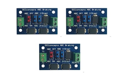 DCD-ABC.3 Concepts Pack of 3 ABC slow or stop modules Zen Black Compatible