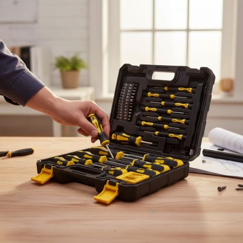 Screwdriver Tool Kit Attractive Tool Kit with Case Heavy Duty for Workshop Use — image 9