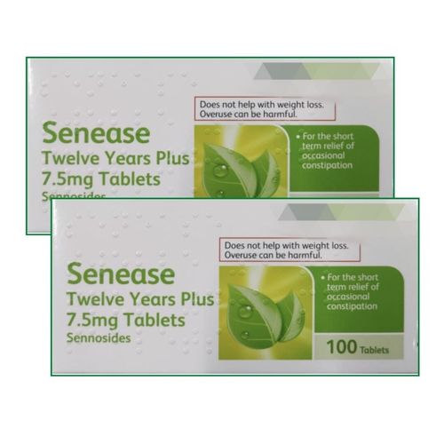 2 X 100 Senna Tablets (Senease) -Natural Constipation Relief (Senokot)**NEW** — image 1
