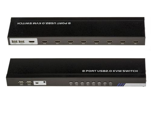 Kvm Switch HDMI - USB /// Automatic /// - 8 Ports- With Cords — image 3