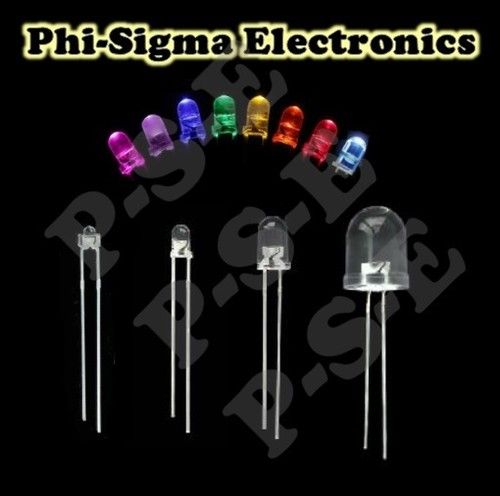 Ultra Bright LED Diodes : Constant / Flashing / Flickering : 1.8mm 3mm 5mm 10mm