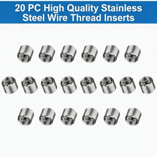 M5 x 0.8 Thread Repair Tool Kit Helicoil Wire Inserts Set 25pcs — image 4