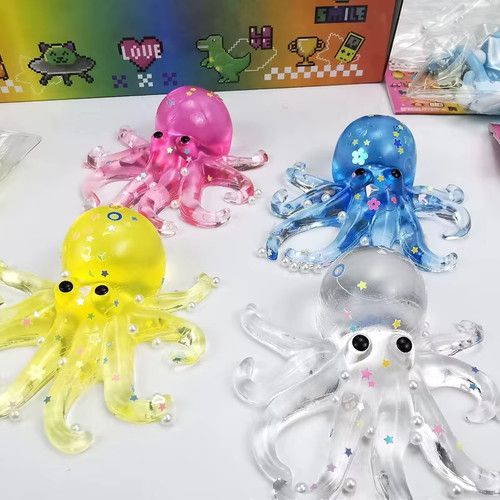 NeeDoh Jellyfish Jelly Squish Stress Toy Fidget Sensory Squeeze Squishy Toy UK