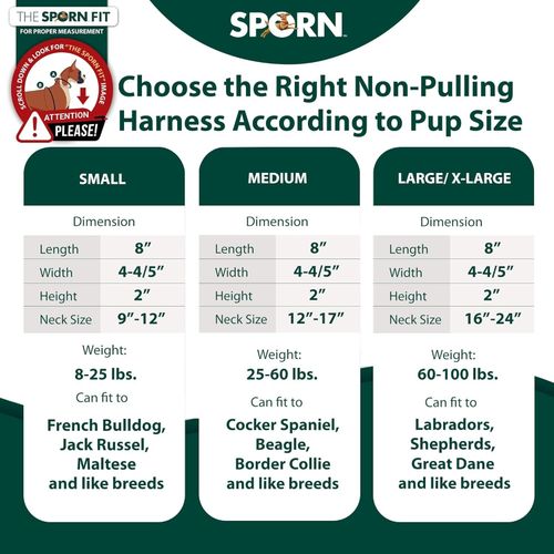 Sporn No Pull Dog Harness Red - Medium — image 6