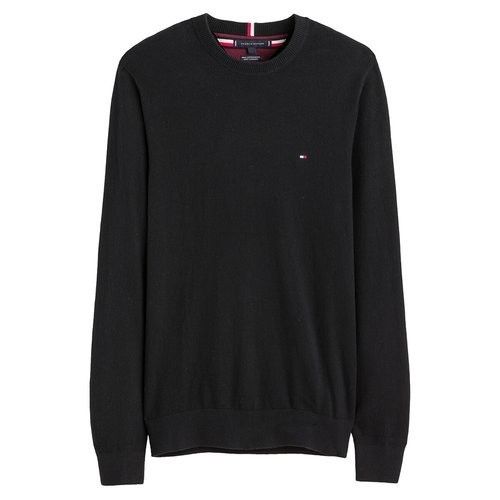Tommy Hilfiger Flag Embroidery Crew Neck Jumper 