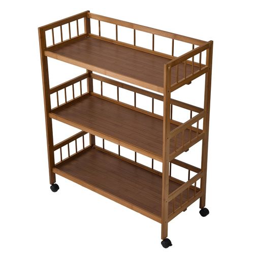 3 Tier Serving Trolley On Wheels Kitchen Office Storage Cart Tea Coffee Drinks — image 8