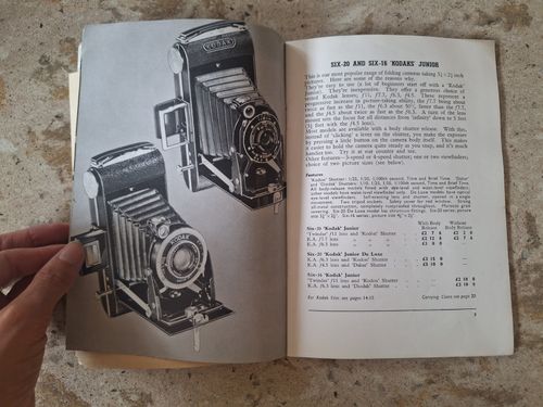 3 Vintage Kodak Photographic Catalogues 1930s-40s Photography Memorabilia  — image 4