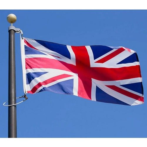 3FT x 2FT Union Jack Flag UK GB Double Stitched with Brass Eyelets Fast