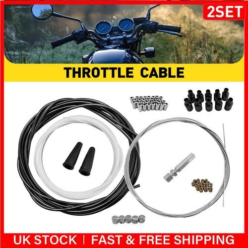 Universal 5 M Throttle Cable Kit Universal DIY Work Shop Throttle Cable Kit 2SET