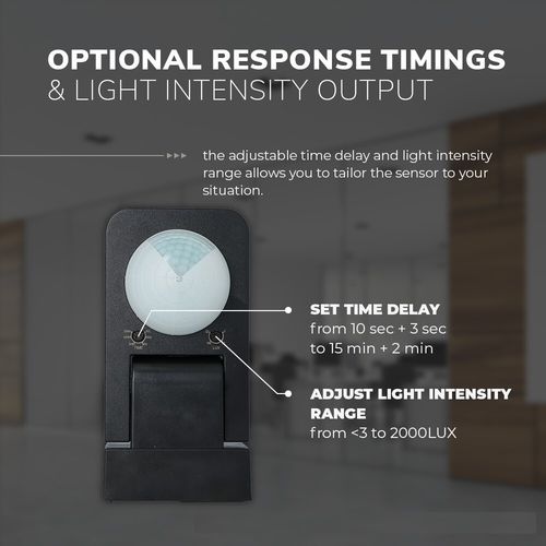 360° PIR Motion Sensor Light Control Switch IP65 Outdoor Ceiling / Wall Detector — image 4