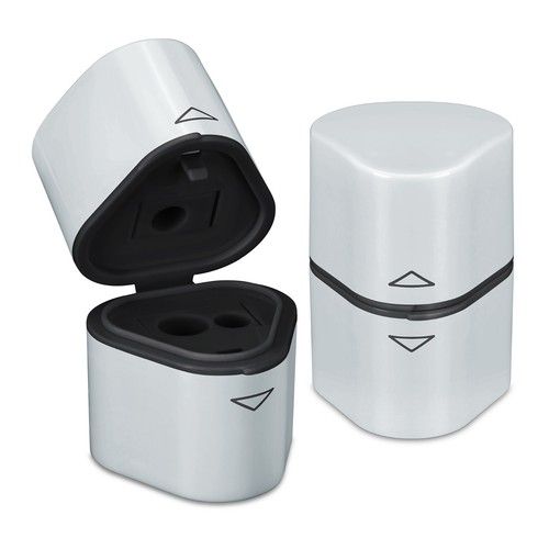 Pencil Sharpener with Container for Kids Students School Office 2-pack