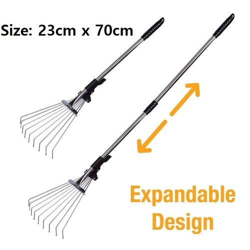 Heavy Duty Garden Shovel Digging Spade Garden Rake Large Tread Gardening Tool