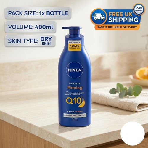 NIVEA Q10 - Firming Rich Body Lotion, with Vitamin C 400ML - For Dry Skin UK.. — image 1