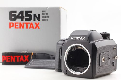 2026.09 Overhauled In Box [Unused w/Strap] Pentax 645N Film Camera Body From JPN — image 2
