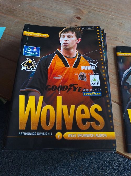 25 X 1997/1998 WOLVES PROGRAMMES WOLVERHAMPTON WANDERERS league & Cup Homes  — image 2