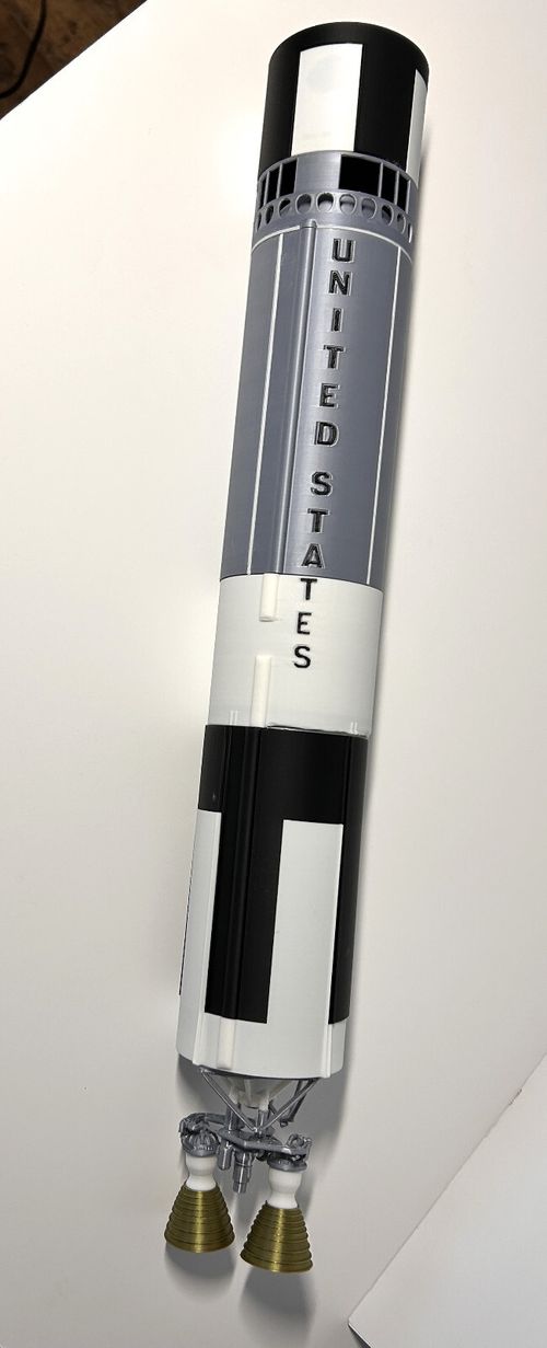 Titan II Rocket Model Kit – Gemini NASA Space Rocket – 1/40 scale Display Model — image 8