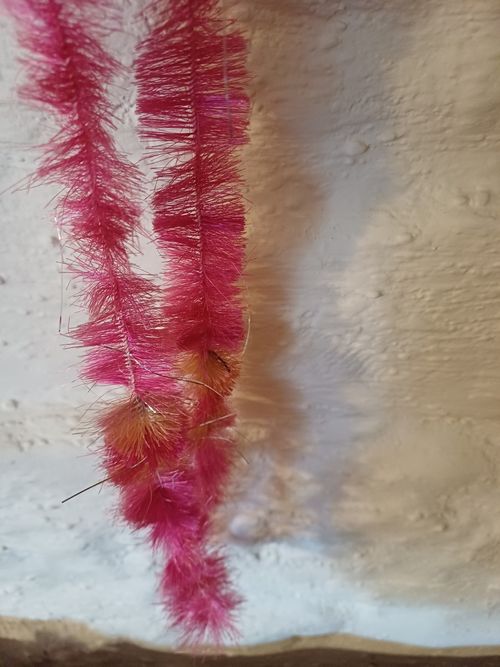 Vintage Indian Garlands x 2 pink multi  — image 2
