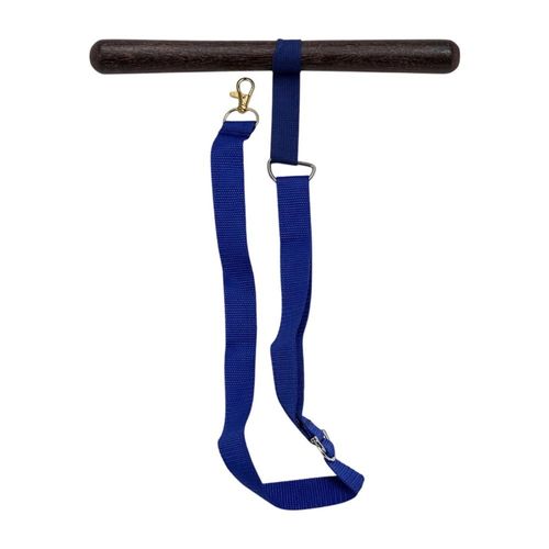Wooden T-Shaped Saddle Rack Wall Mounted Horse Tack Rack Saddle T Hanger — image 1