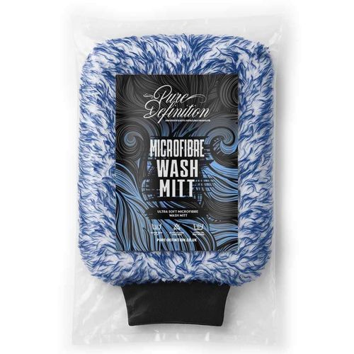 Microfibre Wash Mitt Soft Luxury Car Washing Detailing Cleaning Pure Definition — image 8