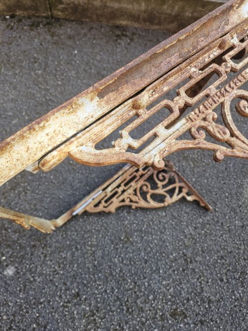 Victorian Cast Iron Sink Stand And Cast Iron Sink — image 3