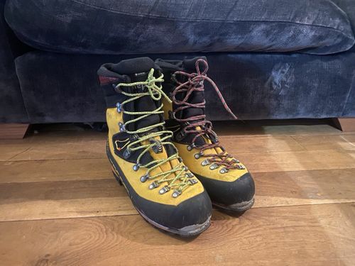 La Sportiva Nepal Cube GTX Men's Mountain Boots Yellow, UK 8 — image 11