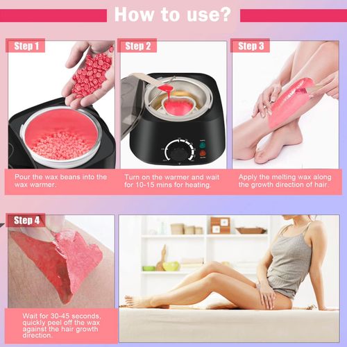 Wax Kit Wax Warmer Wax Heater Hair Removal for Man and Woman Sensitive Skin — image 9