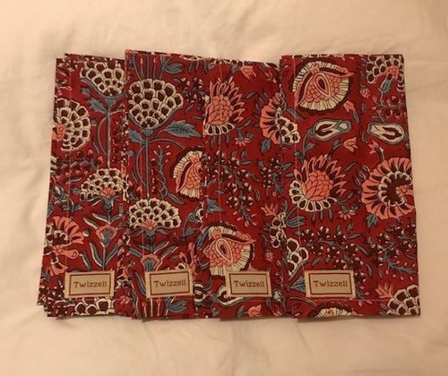 Twizzell 100% Cotton Napkins x 4 - HALF PRICE  (Usual Retail price £25.00) — image 3