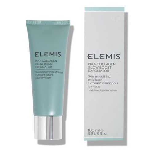 ELEMIS Pro-Collagen Glow Boost Exfoliator 100ml – Gentle Daily Facial Scrub BNIB