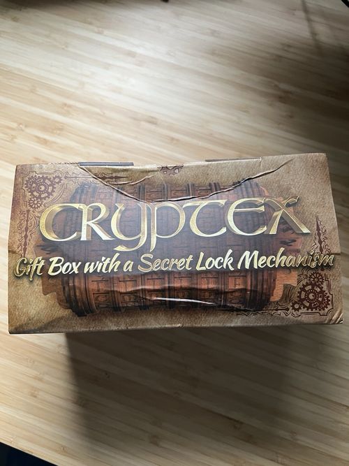 Cryptex ESC WELT Puzzle Gift Box With A Secret Lock Mechanism Like Da Vinci Code — image 2