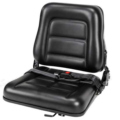 Universal Forklift Seat with Foldable Seatback Security Lock GEARZAAR Brand — image 2