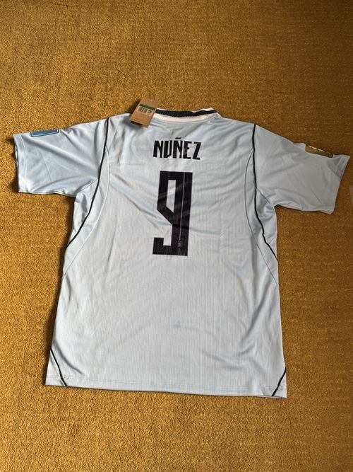 Nike Uruguay Away Football Shirt Nunez 9 Dri-FIT Blue Short Sleeve XL — image 6