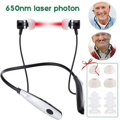 Tinnitus Ear Nasal Laser Irradiation Earplug Otitis Media Hypertension Treatment
